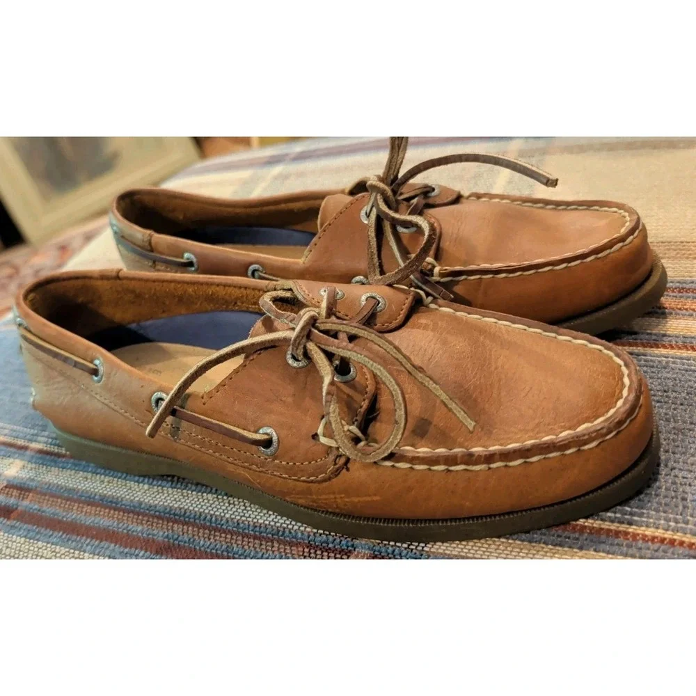 Women's G. H. Bass Boat Shoes Brown Size 9.5 Castoff Vintage